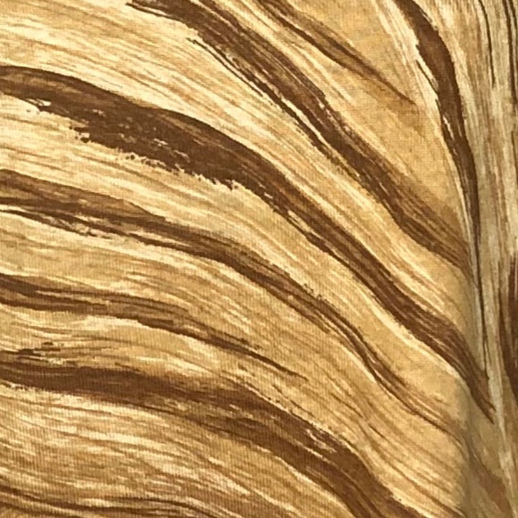 TSE Multicolored Abstract Print Short Sleeve Silk/Cashmere Knit Top L - Picture 3 of 6